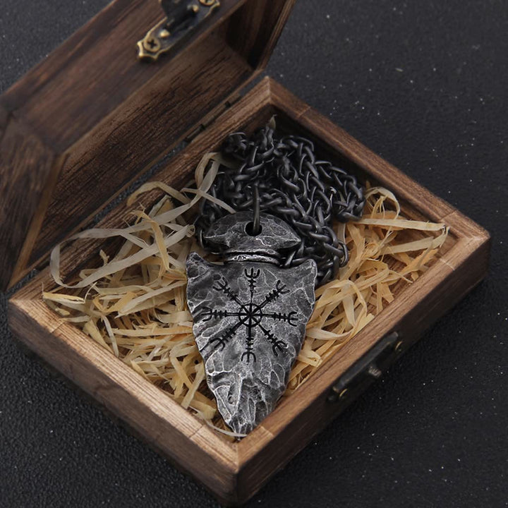 WorldNorse Viking Odin Spear Head Necklace