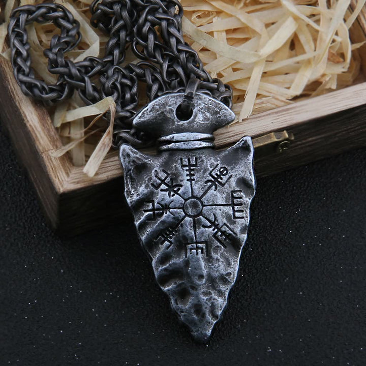 WorldNorse Viking Odin Spear Head Necklace