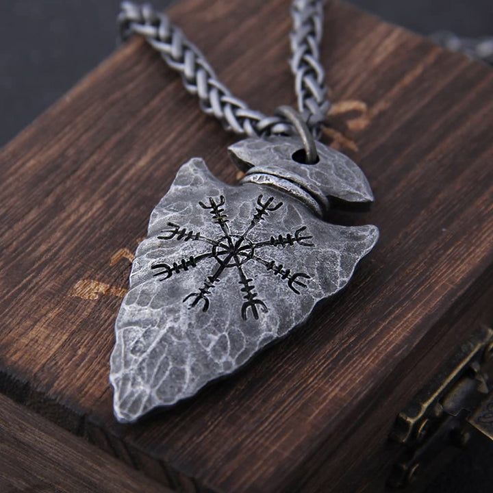 WorldNorse Viking Odin Spear Head Necklace