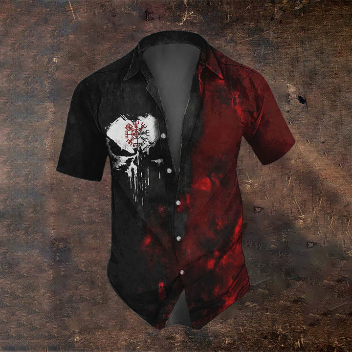 WorldNorse Vegvisir Graffiti Short Sleeve Shirt