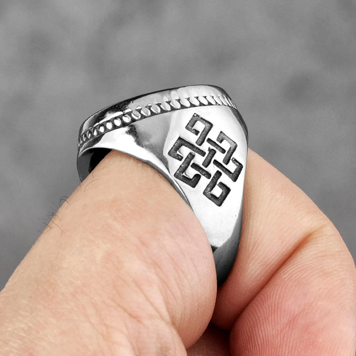 WorldNorse Vintage Stainless Steel Tree Of Life Ring - image 6