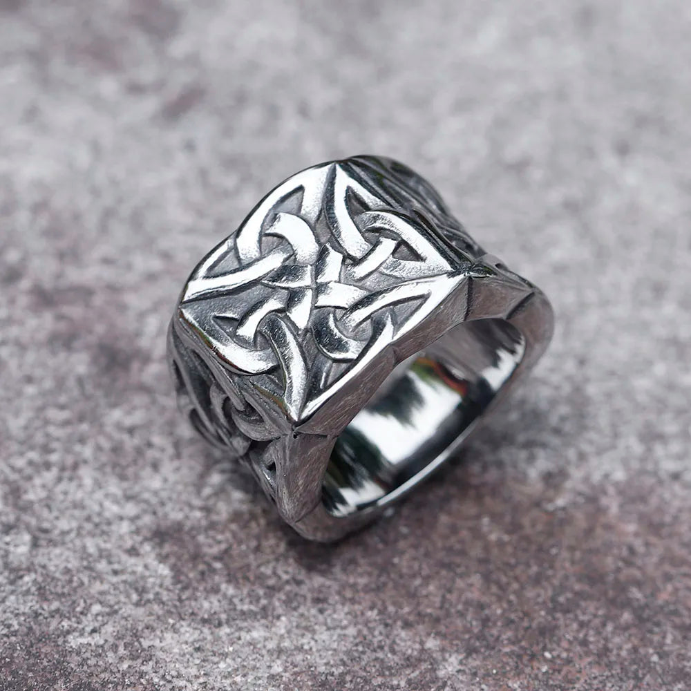 WorldNorse Celtic Knot Stainless Steel Viking Ring - image 4