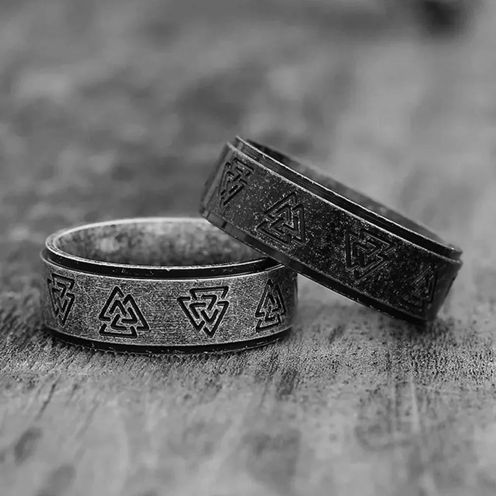WorldNorse Odin Valknut Nordic Rune Viking Ring - image 6