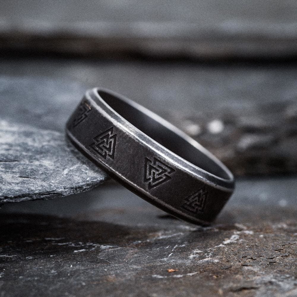 WorldNorse Odin Valknut Nordic Rune Viking Ring - image 1