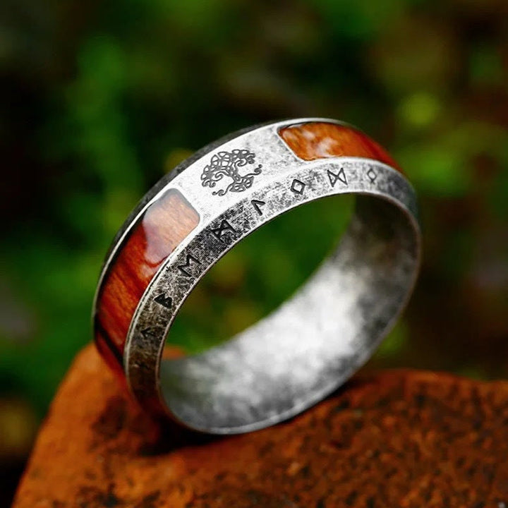 WorldNorse Vintage Boho Yggdrasil Ring - image 2