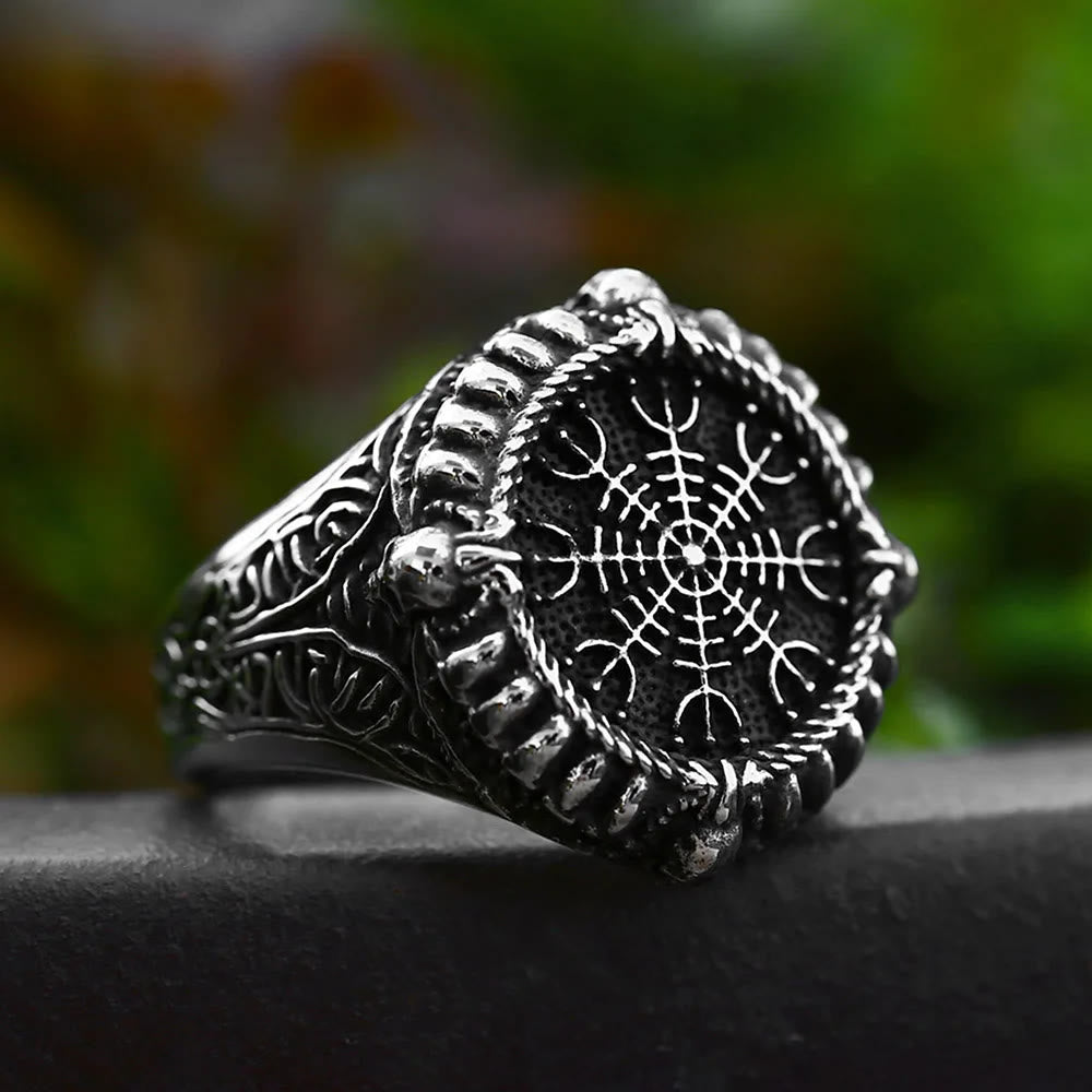 WorldNorse Viking Stainless Steel Compass Ring - image 4