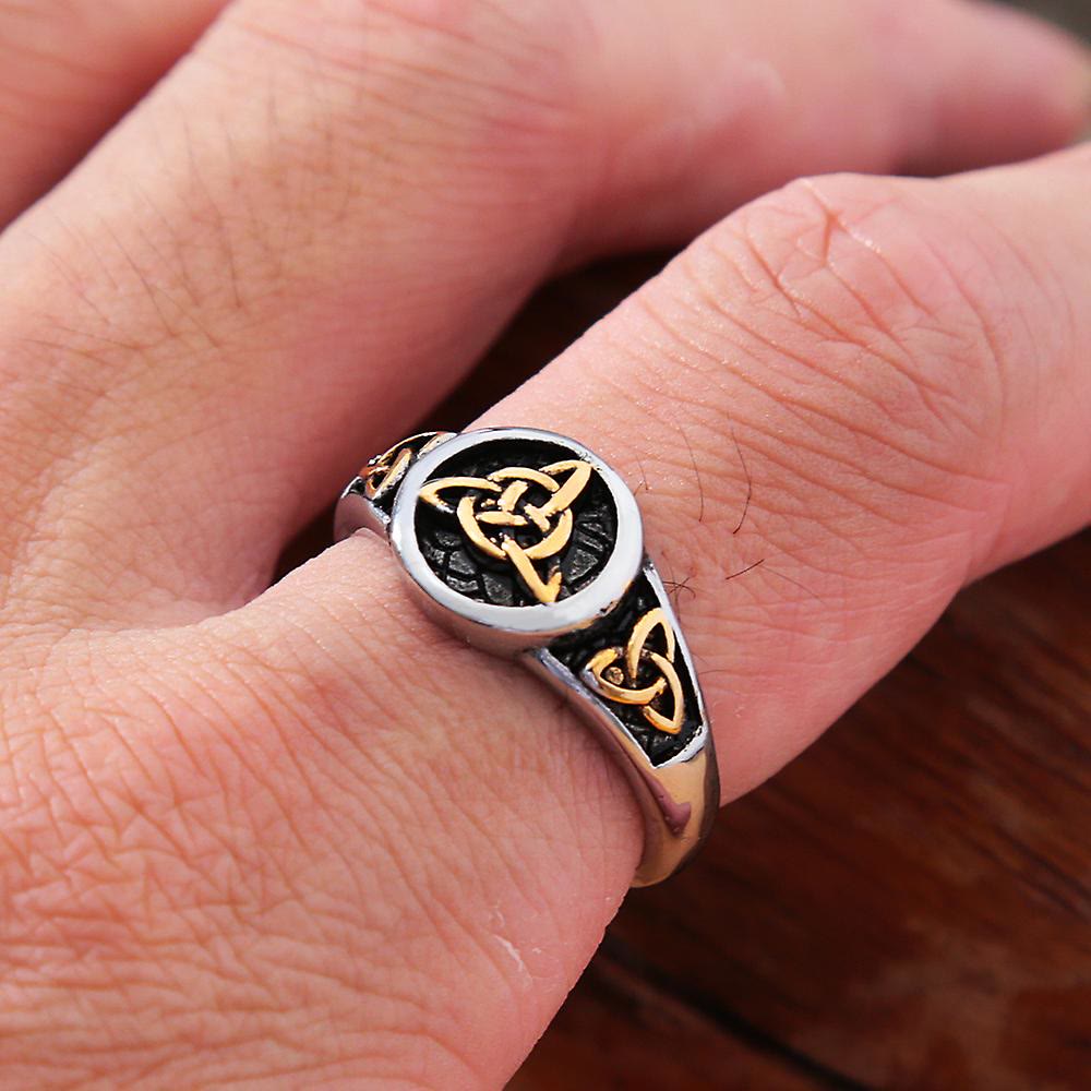 WorldNorse Vintage Triangle Viking Ring - image 5