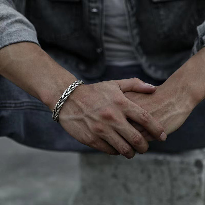 WorldNorse Viking Retro Celtic Knot Twist Bracelet - Celtic Knot - image 0