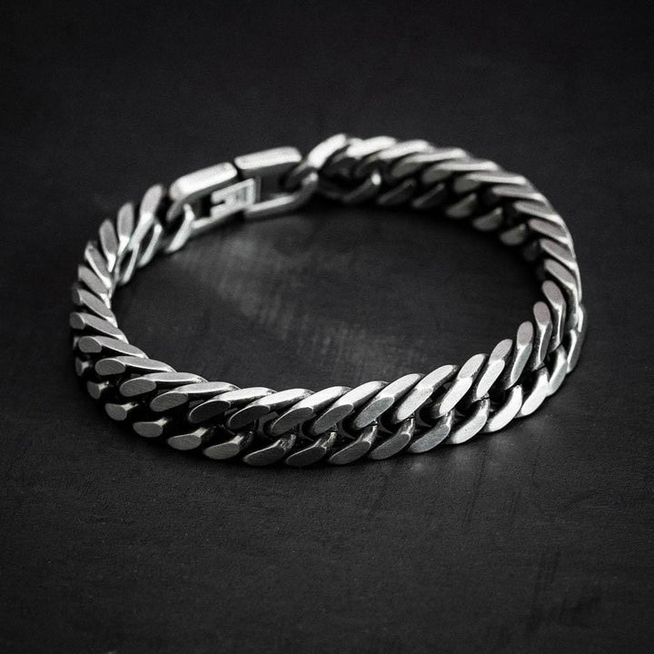 WorldNorse Thick Chain Dragon Weave Cuban Bracelet - image 5