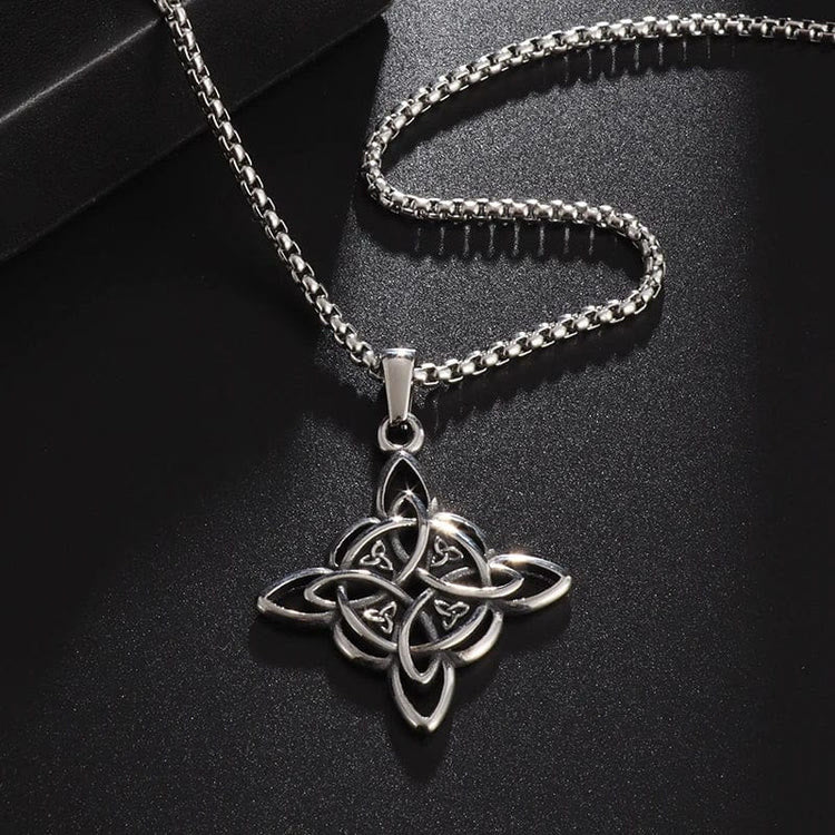 WorldNorse Classic Celtic Trinity Knot Interconnect Necklace - image 1
