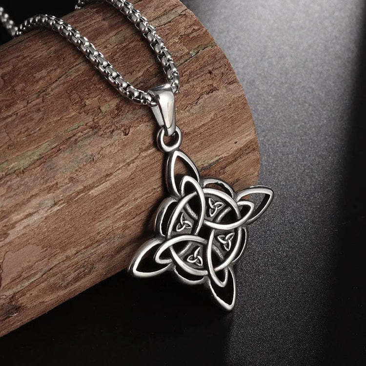 WorldNorse Classic Celtic Trinity Knot Interconnect Necklace - image 3