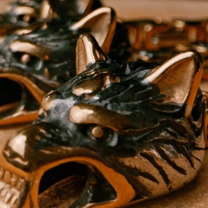WorldNorse Nordic Geri And Freki Wolves Bracelet - image 7