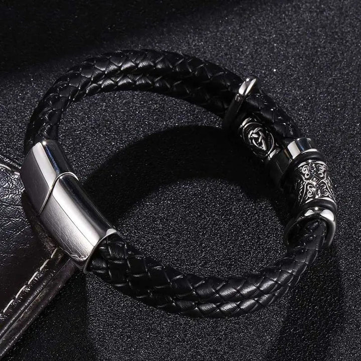 WorldNorse Celtic Knot And Viking Compass Stainless Steel Bracelet - image 6