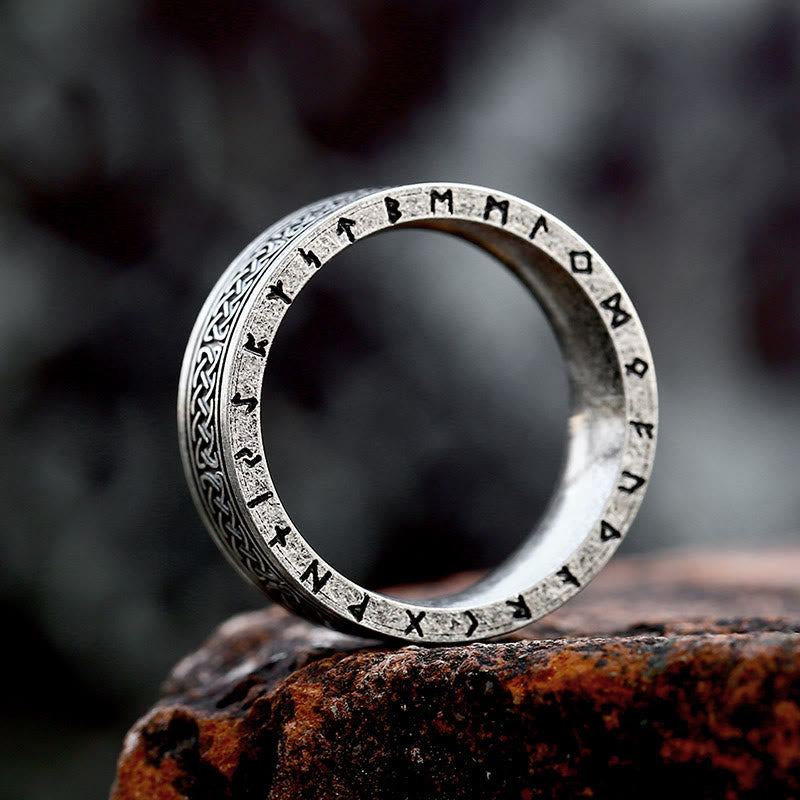 WorldNorse Odin Celtic Knot Rune Stainless Steel Ring - image 10