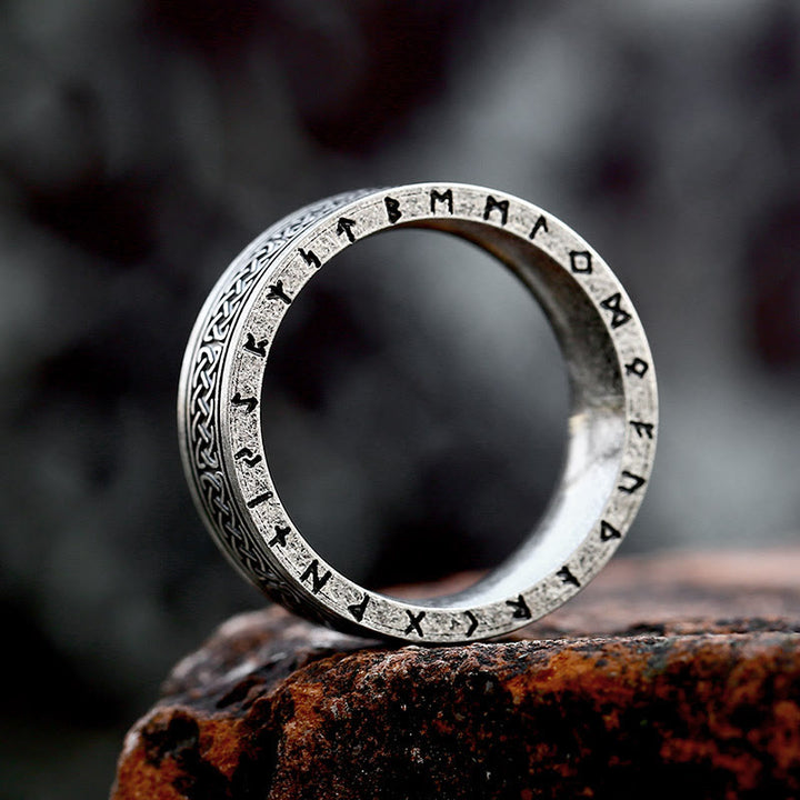 WorldNorse Odin Celtic Knot Rune Stainless Steel Ring - image 10