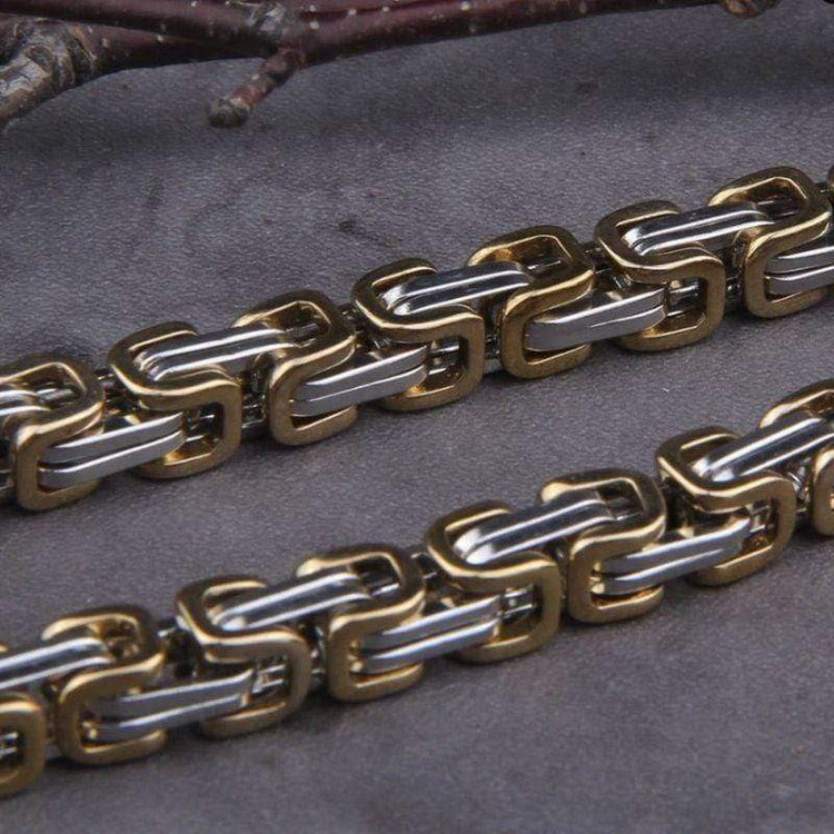 WorldNorse Vintage Viking Mjolnir With Wolves Necklace & Bracelet