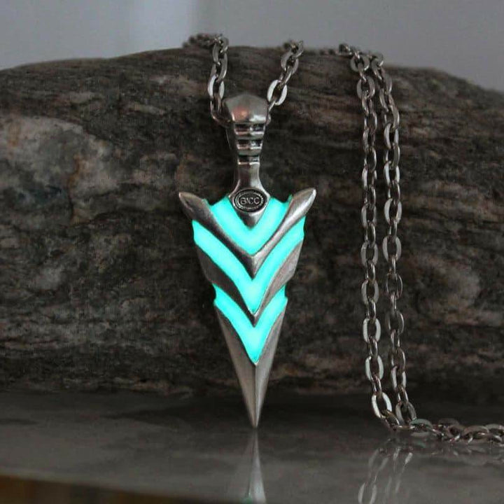 WorldNorse Glow In The Dark Arrowhead Necklace - image 14