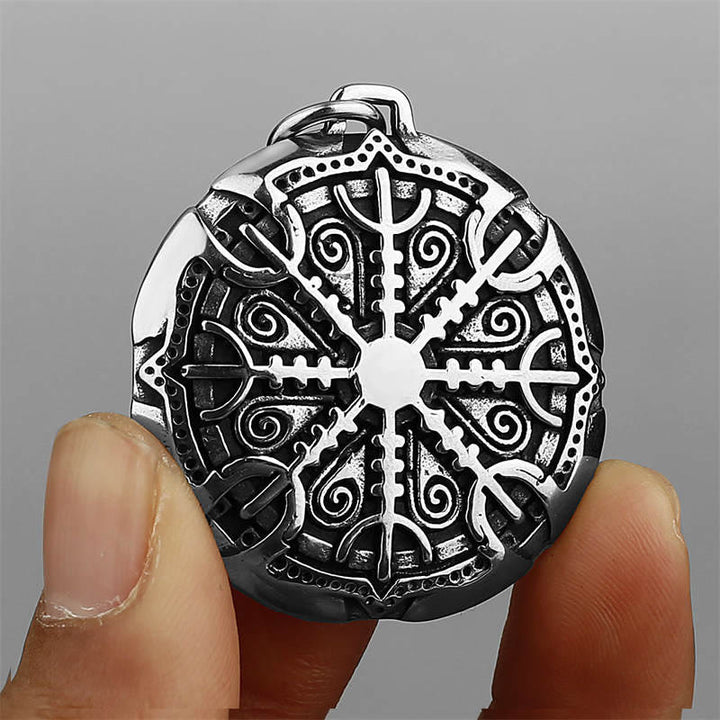 WorldNorse The Helm Of Awe Protection Strength Viking Necklace