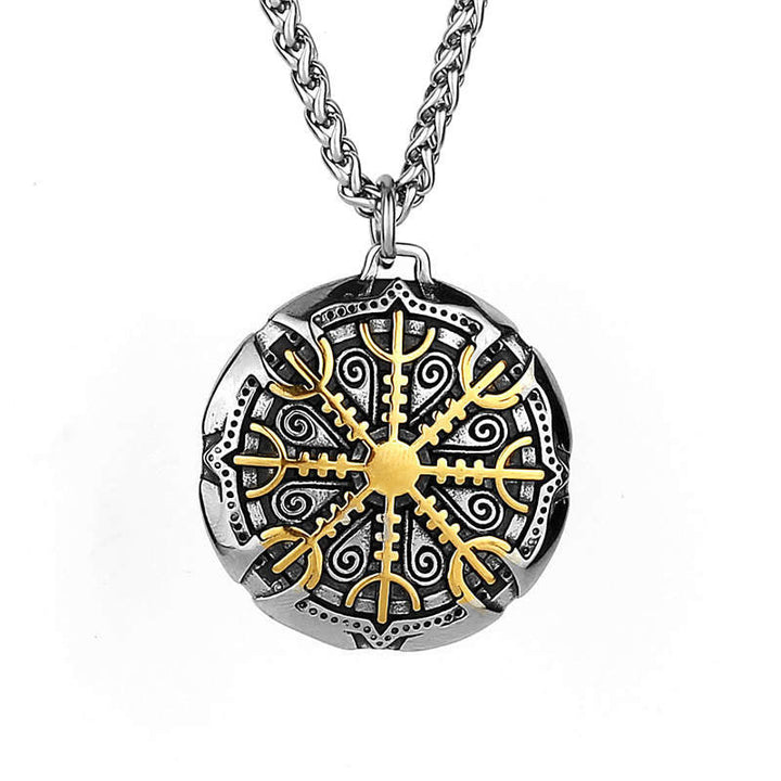 WorldNorse The Helm Of Awe Protection Strength Viking Necklace