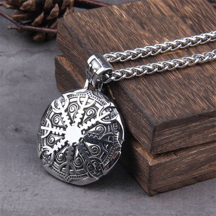 WorldNorse The Helm Of Awe Protection Strength Viking Necklace