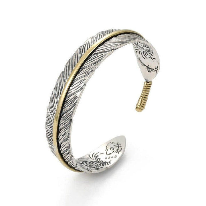 WorldNorse Huginn & Muninn Feather Bracelet - image 6
