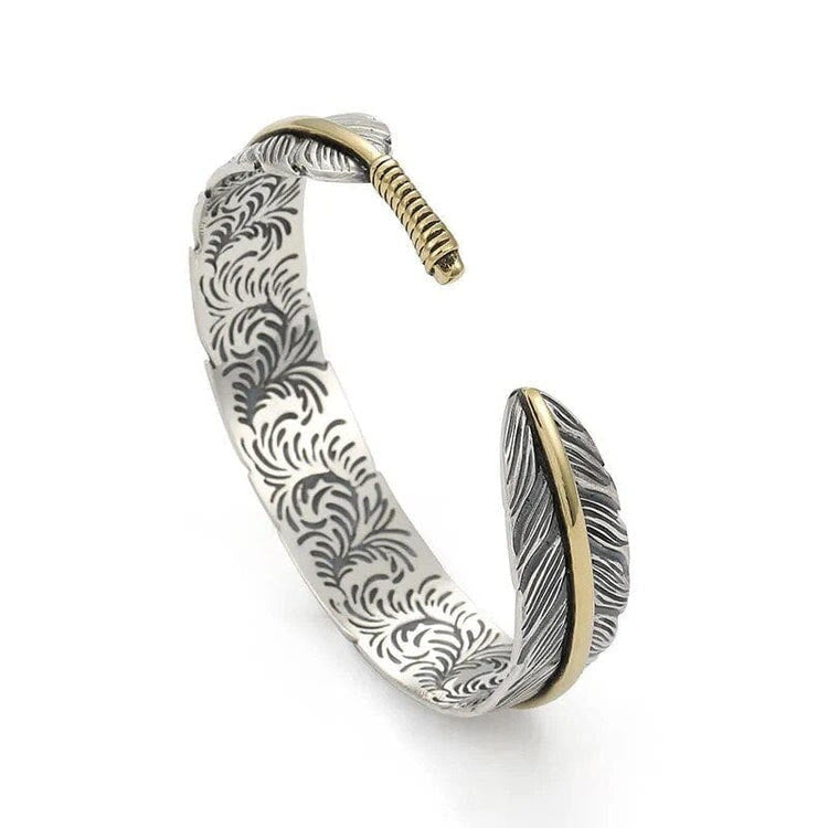 WorldNorse Huginn & Muninn Feather Bracelet - image 7