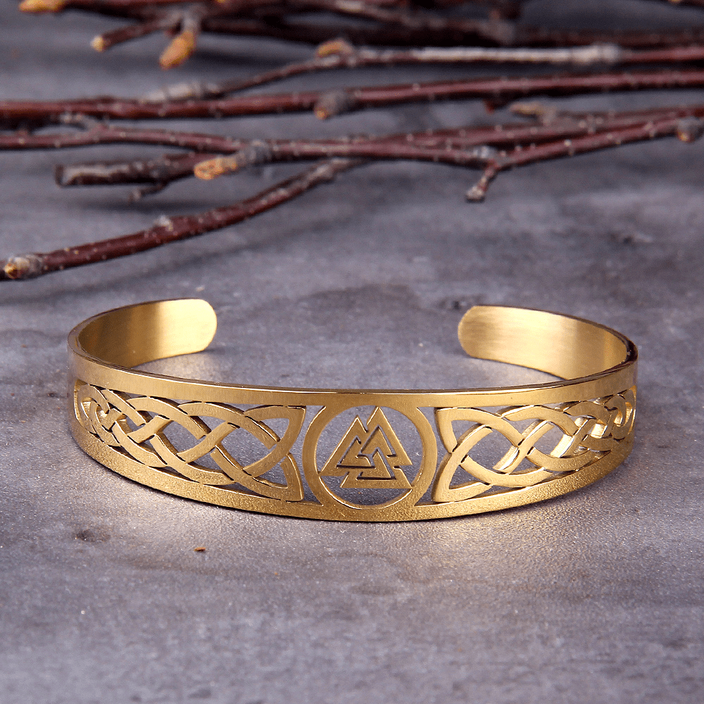 WorldNorse Valknut And Celtic Knot Symbol Bracelet - image 7