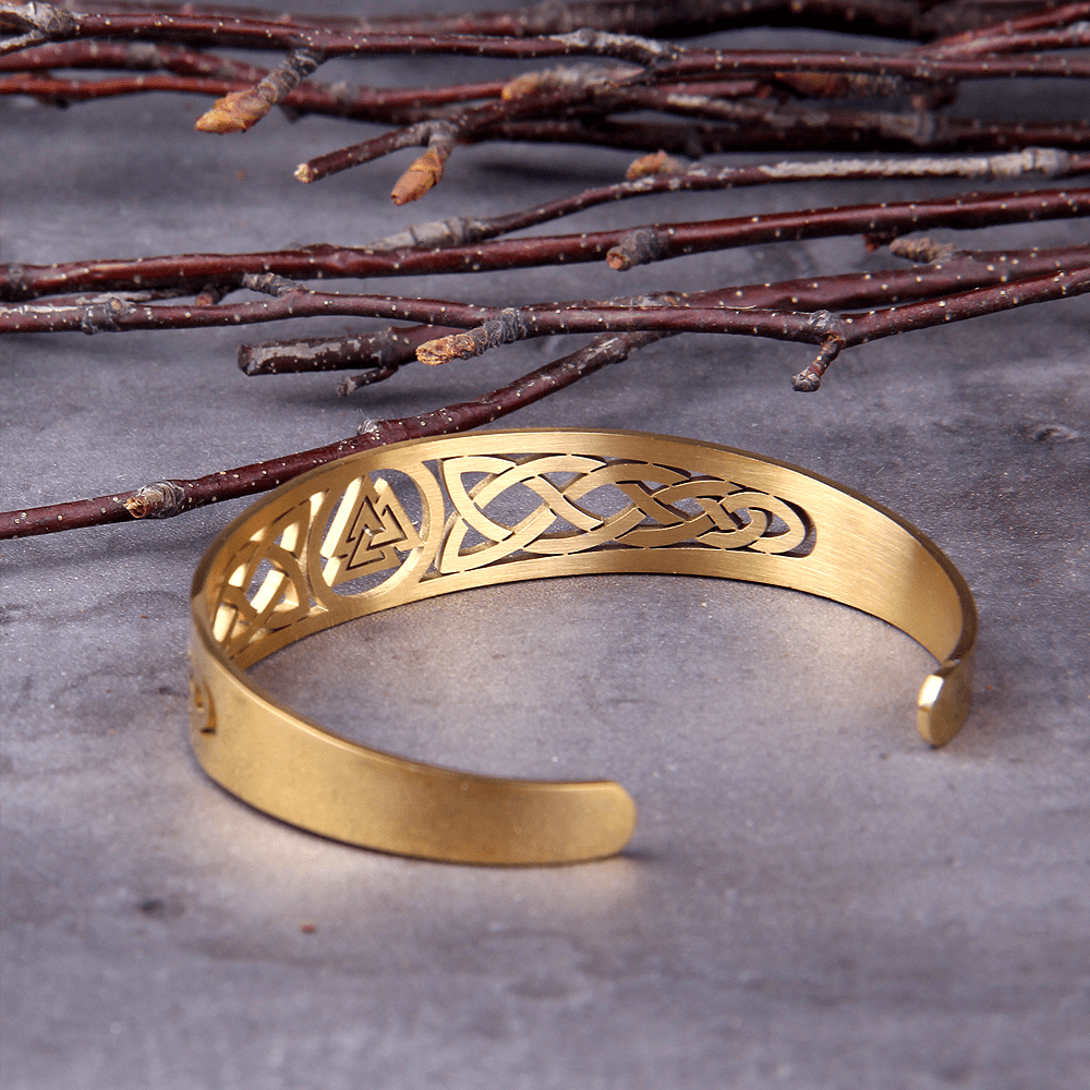 WorldNorse Valknut And Celtic Knot Symbol Bracelet - image 9