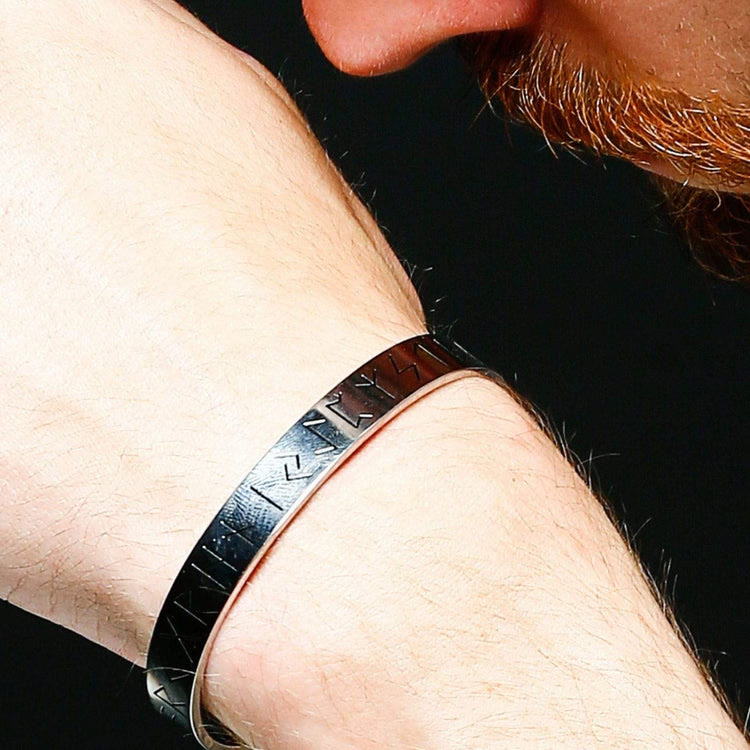 WorldNorse Nordic Rune Stainless Steel Bracelet - image 1