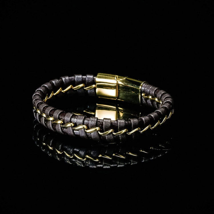 WorldNorse Vintage Braided Leather Odin Bracelet - image 4