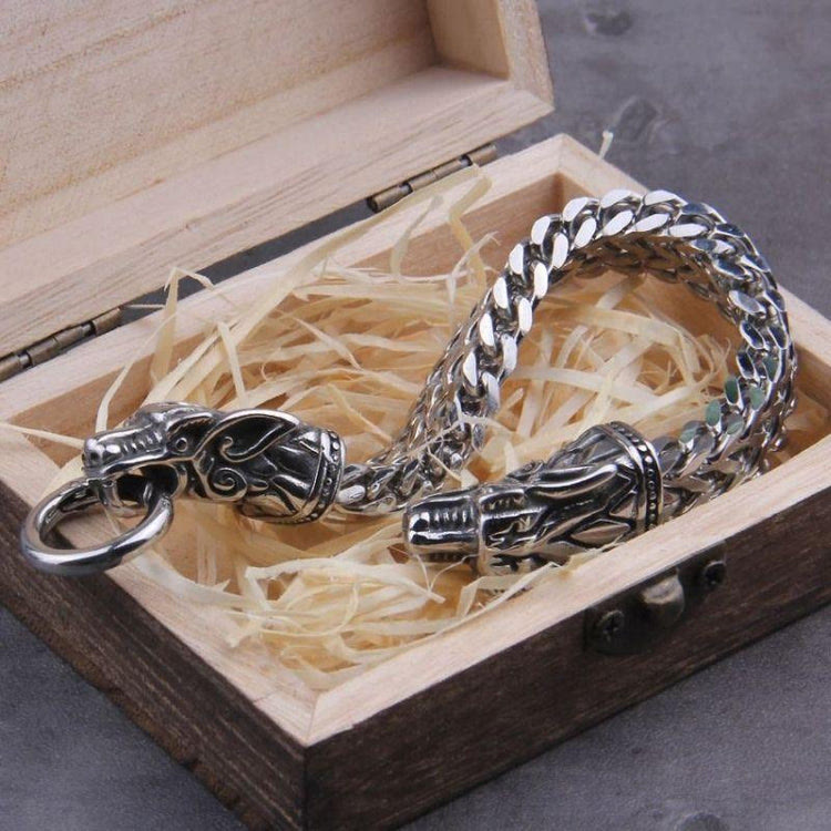 WorldNorse Norse Mythology Odin's Dragon Bracelet