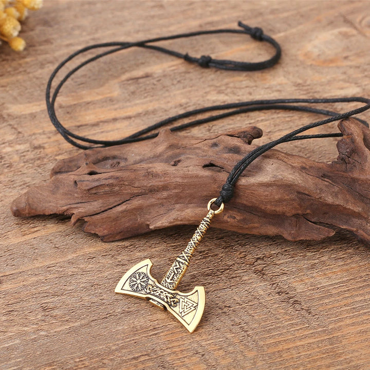 WorldNorse Viking Axe Pendant Amulet Necklace
