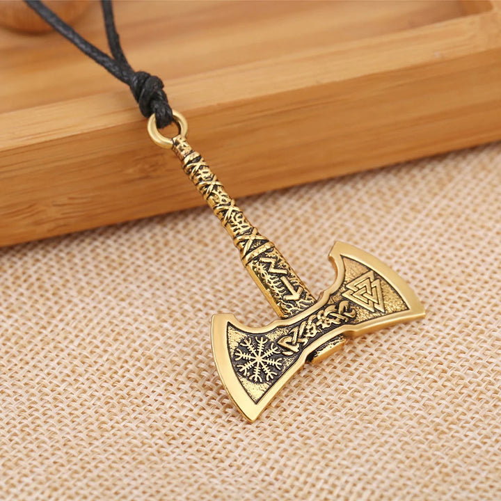 WorldNorse Viking Axe Pendant Amulet Necklace