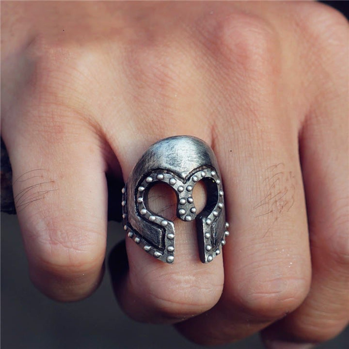 WorldNorse Ancient Greek Warriors Helmet Ring