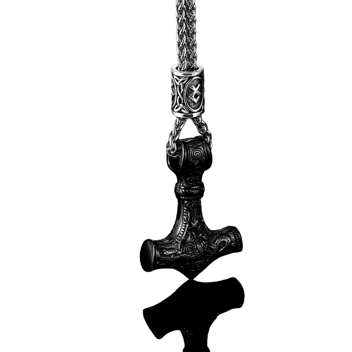 WorldNorse Viking Mjolnir Thor’s Hammer Necklace - image 12