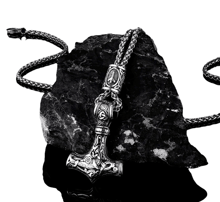 WorldNorse Viking Mjolnir Thor’s Hammer Necklace