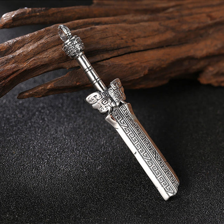 WorldNorse Hjörvard's Broken Sword Pendant Necklace