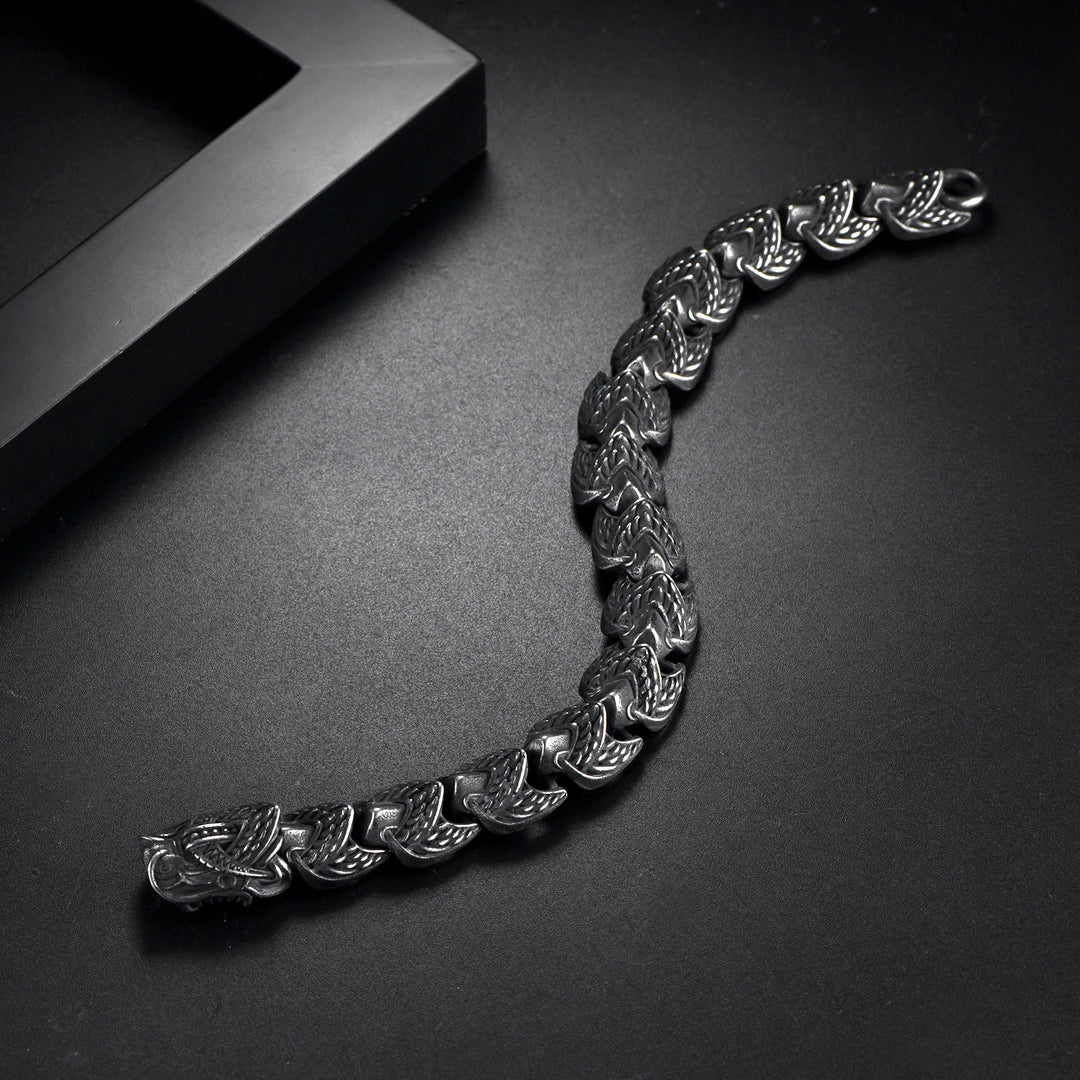 WorldNorse The Gilded Serpent Scale Viking Bracelet - image 7