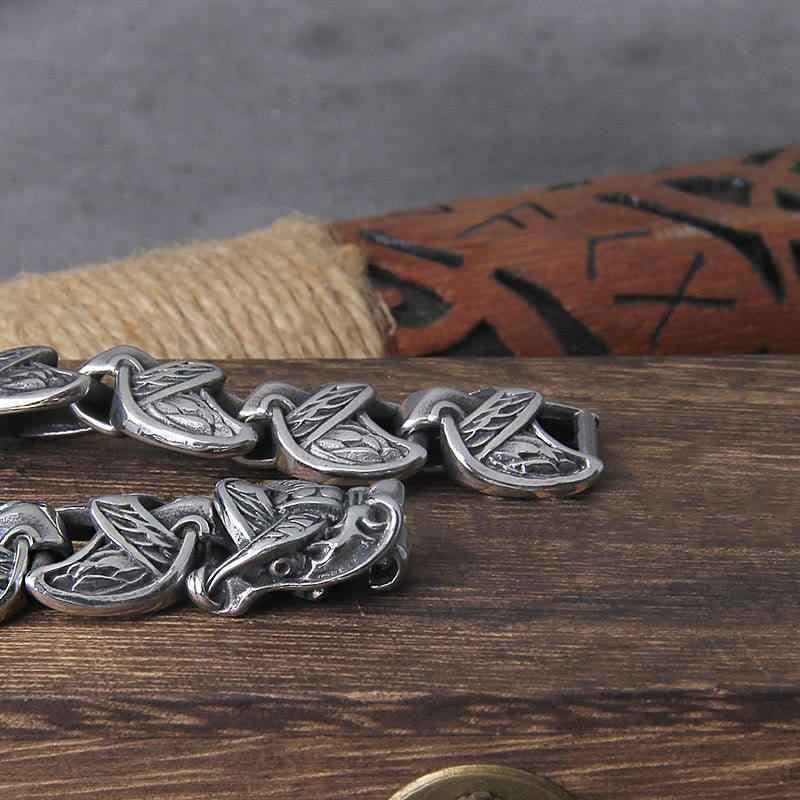 WorldNorse The Gilded Serpent Scale Viking Bracelet