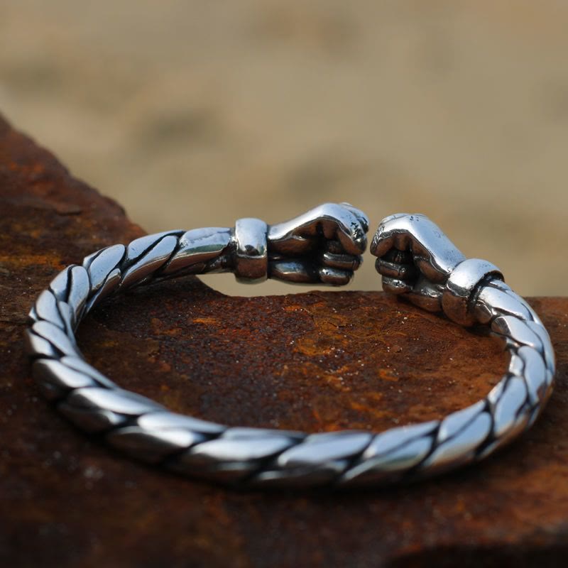 WorldNorse Power In The Hand Double Fist Vintage Bracelet - image 3