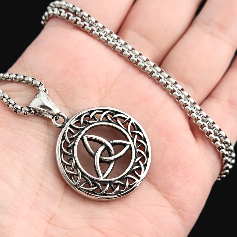 WorldNorse Nordic Triquetra Celtic Trinity Knot Necklace