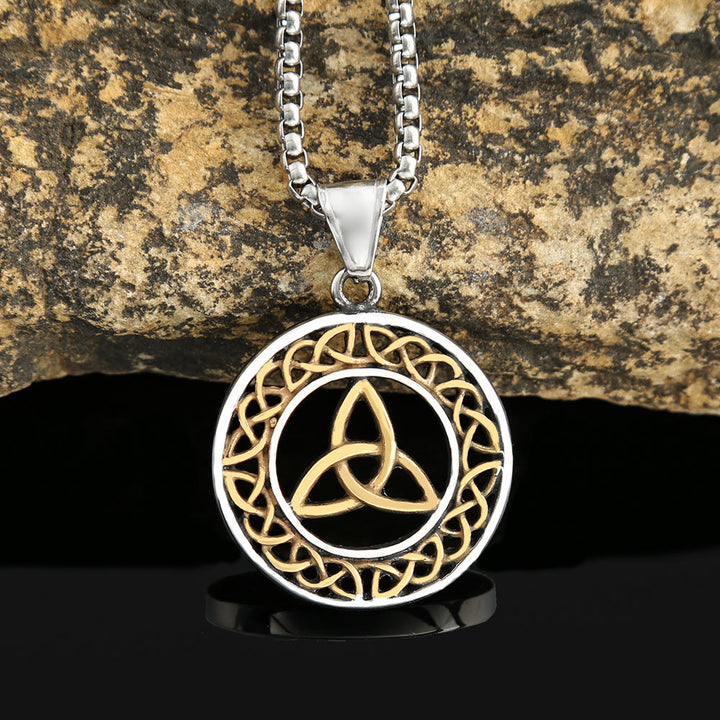 WorldNorse Nordic Triquetra Celtic Trinity Knot Necklace