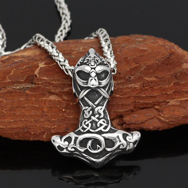 WorldNorse Berserker Mjolnir Odin Thors Hammer Necklace
