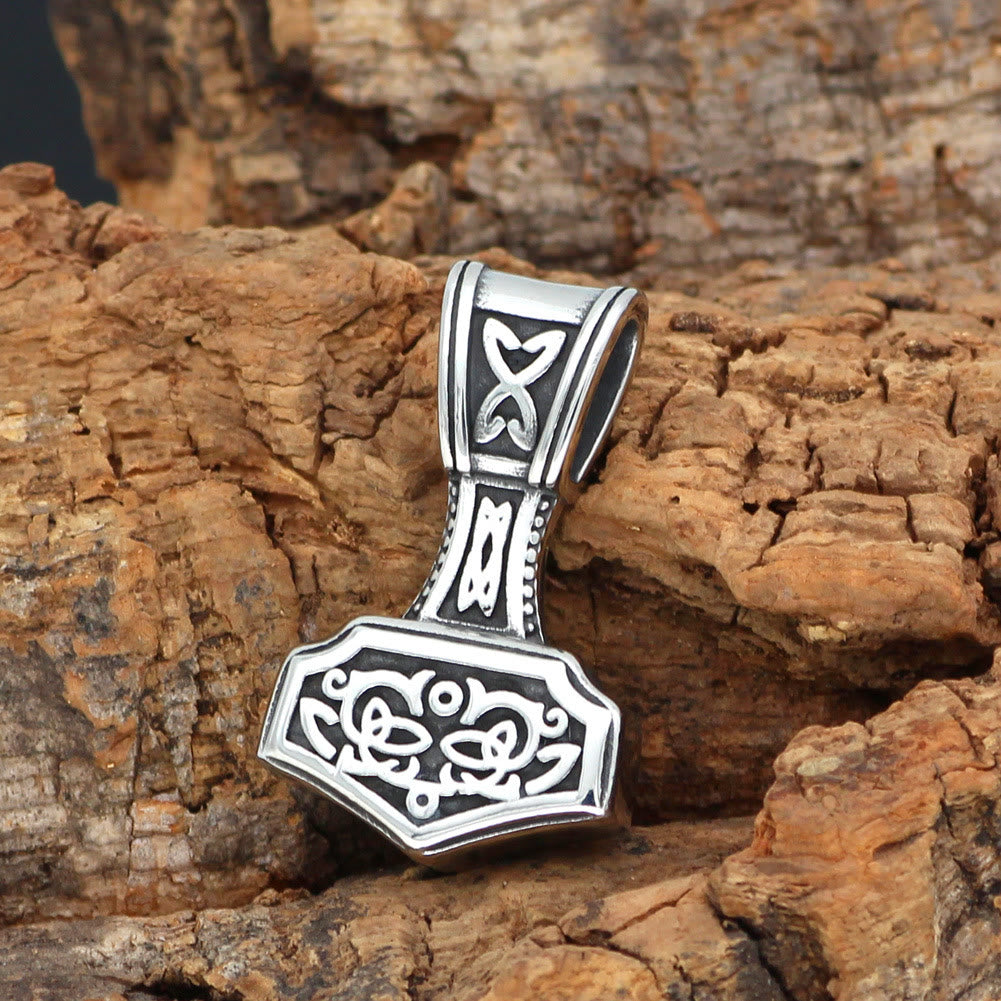 WorldNorse Thor Hammer Viking Amulet Norse Style Necklace - image 1