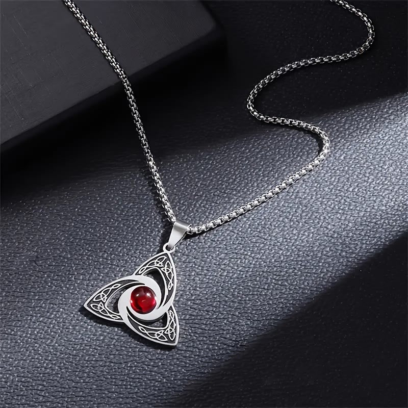 WorldNorse Enchanted Triquetra Celtic Knot Amulet Necklace