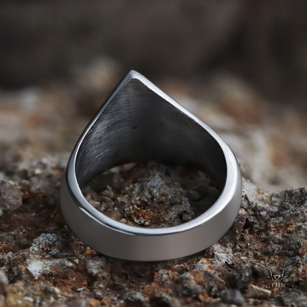 WorldNorse Triangle Viking Myth Valknut Signet Ring - image 6