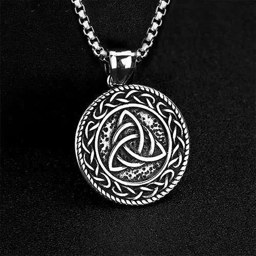 WorldNorse Viking Rune With Celtic Triquetra Trinity Necklace - image 6