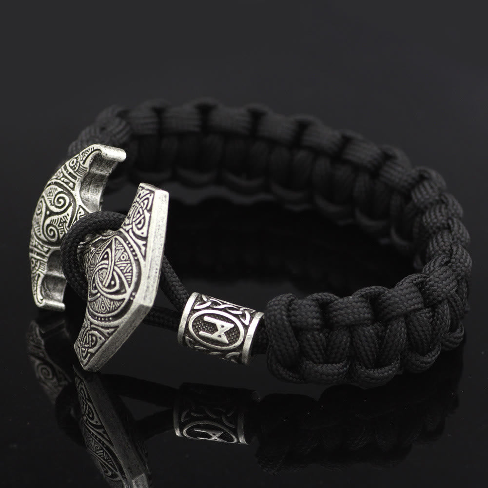 WorldNorse Odin Rune Bead Thor Hammer Mjolnir Bracelet - image 22
