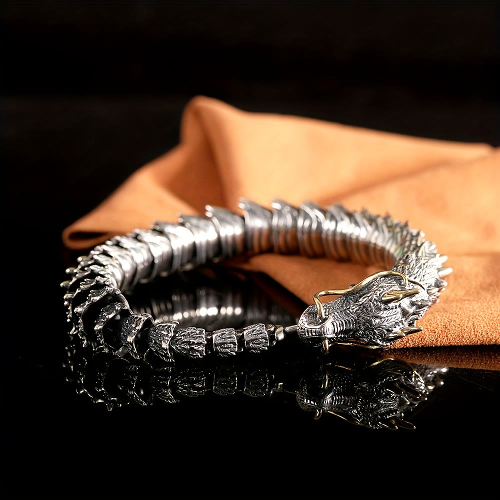 WorldNorse Handmade Three Dimensional Dragon Bracelet - image 11