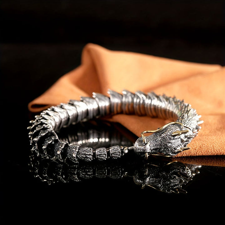 WorldNorse Handmade Three Dimensional Dragon Bracelet - image 11